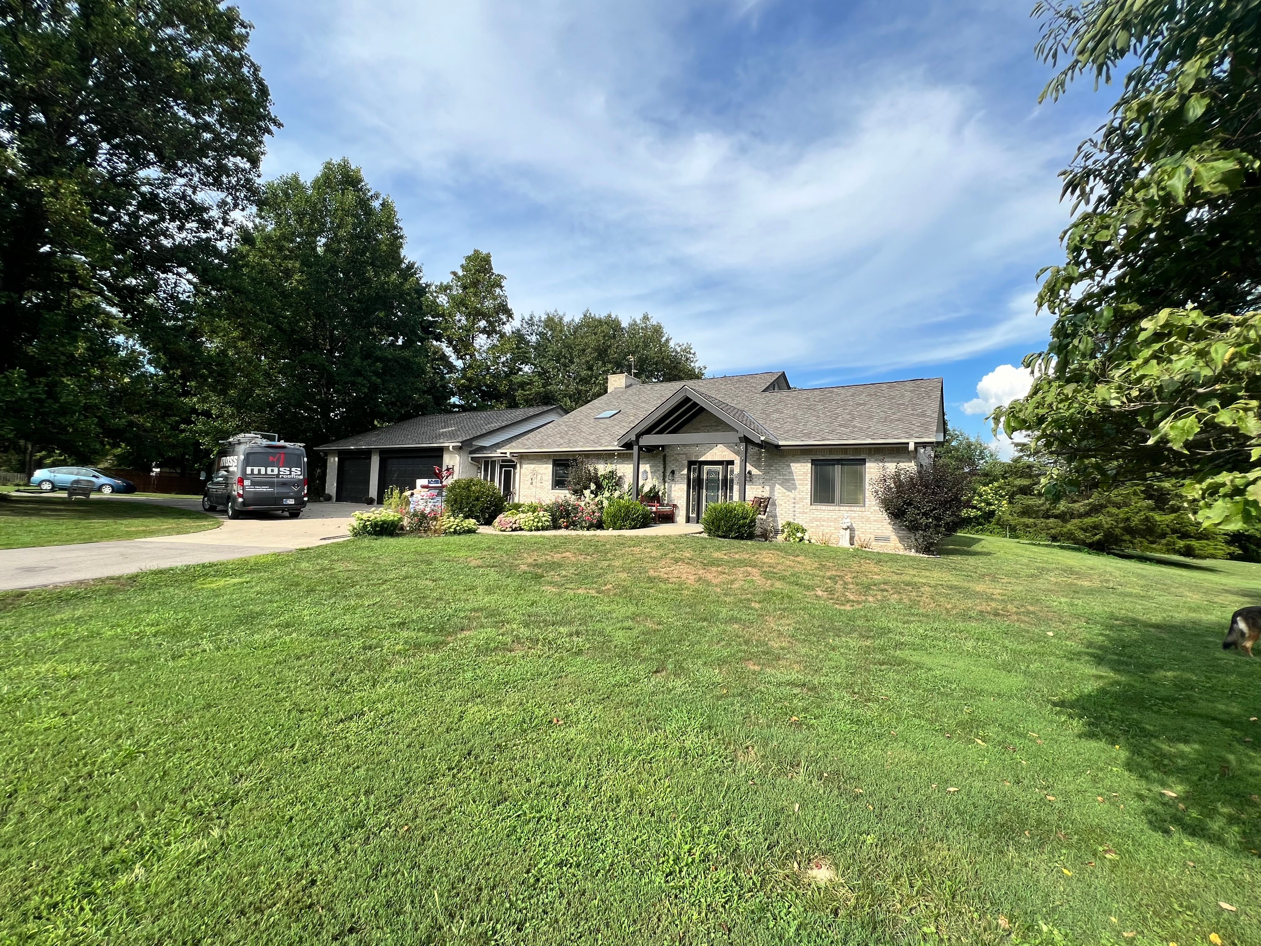 Project in Columbus by Moss Roofing