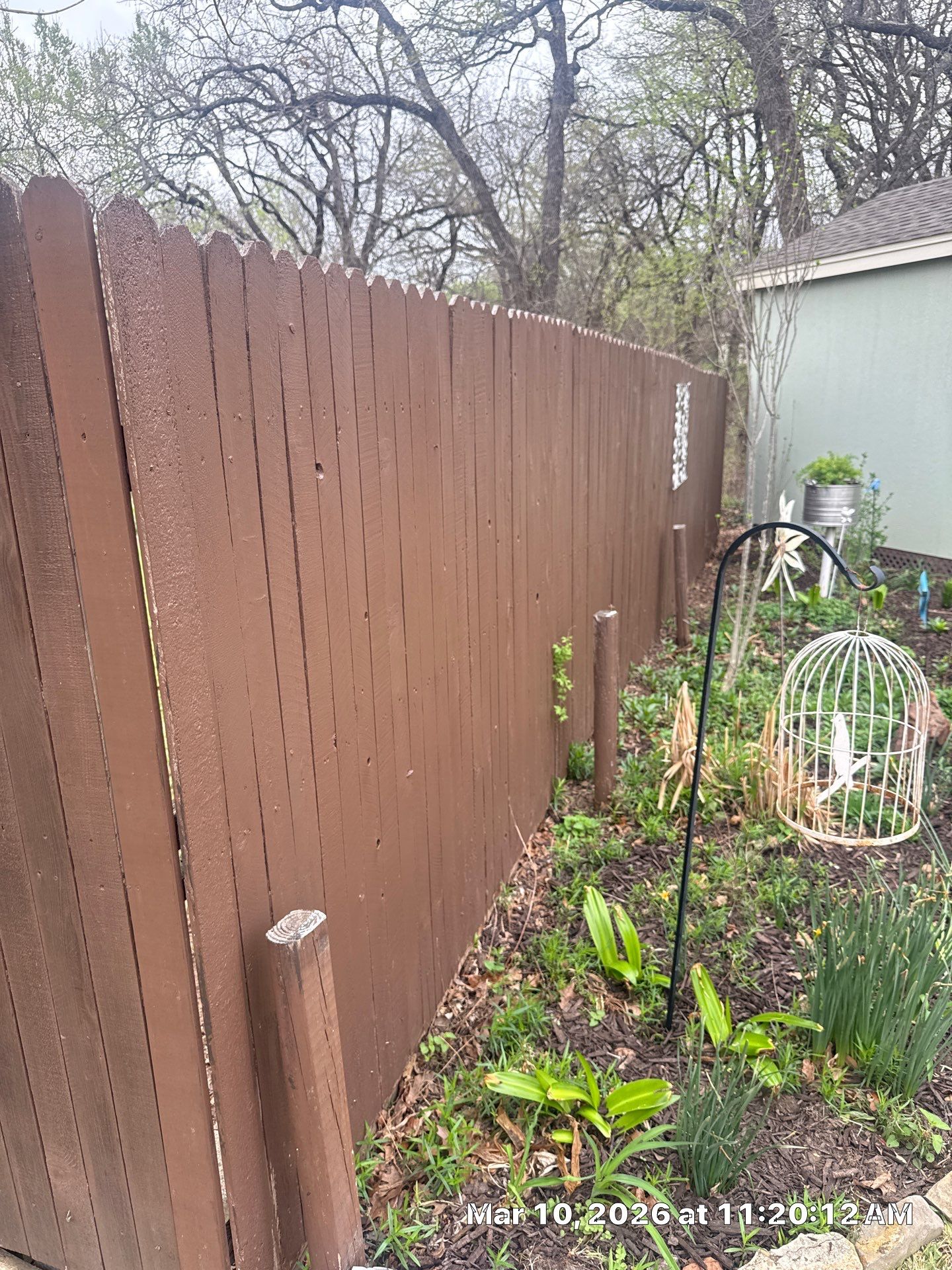 Project in Burleson, TX by Moseley Fence