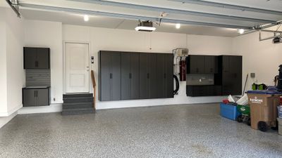 Scott S. got cabinets to complete his garage 