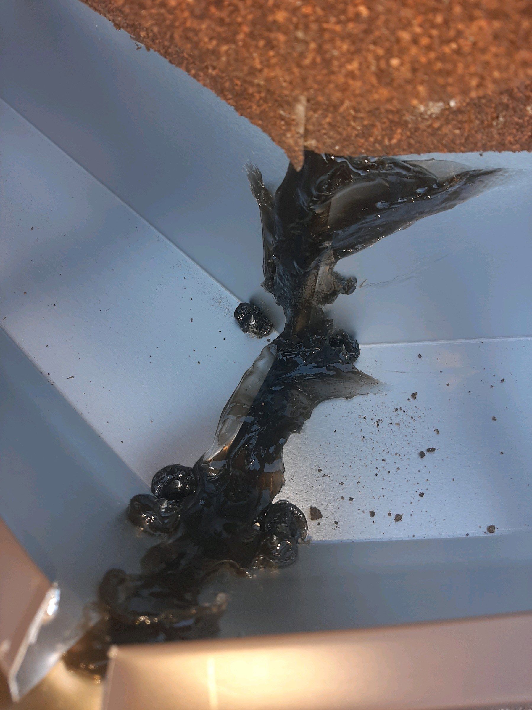 Gutter Installation using Royal Brown K-Style Gutters by Gutter Professors