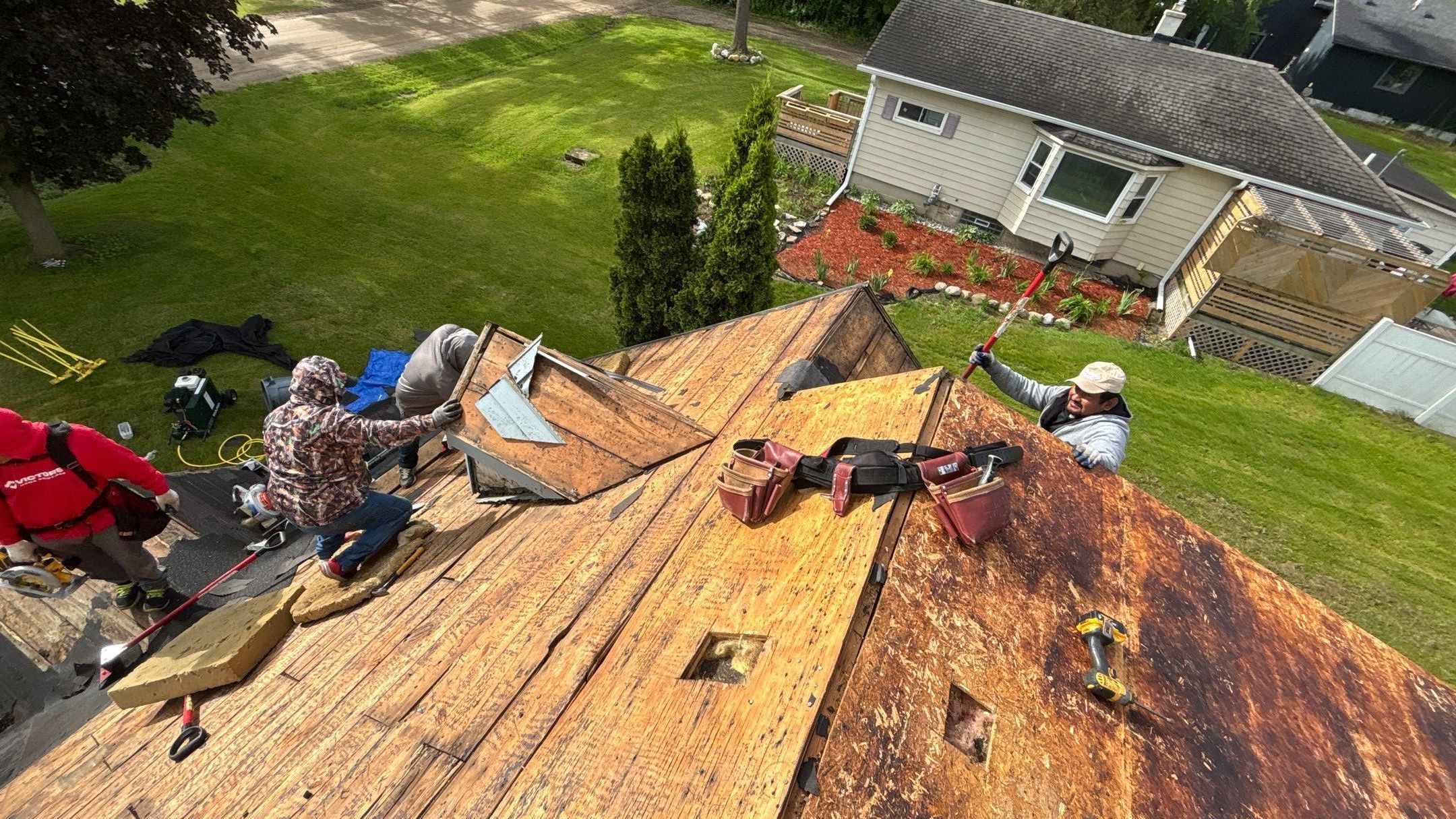 Roof Replacement using Owens Corning Estate Gray by 180 Contractors