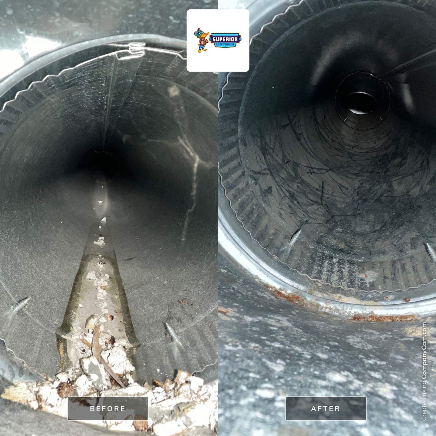 Air Duct Cleaning With a Vacuum Truck in Ellwood City, PA by Superior Air Duct Cleaning