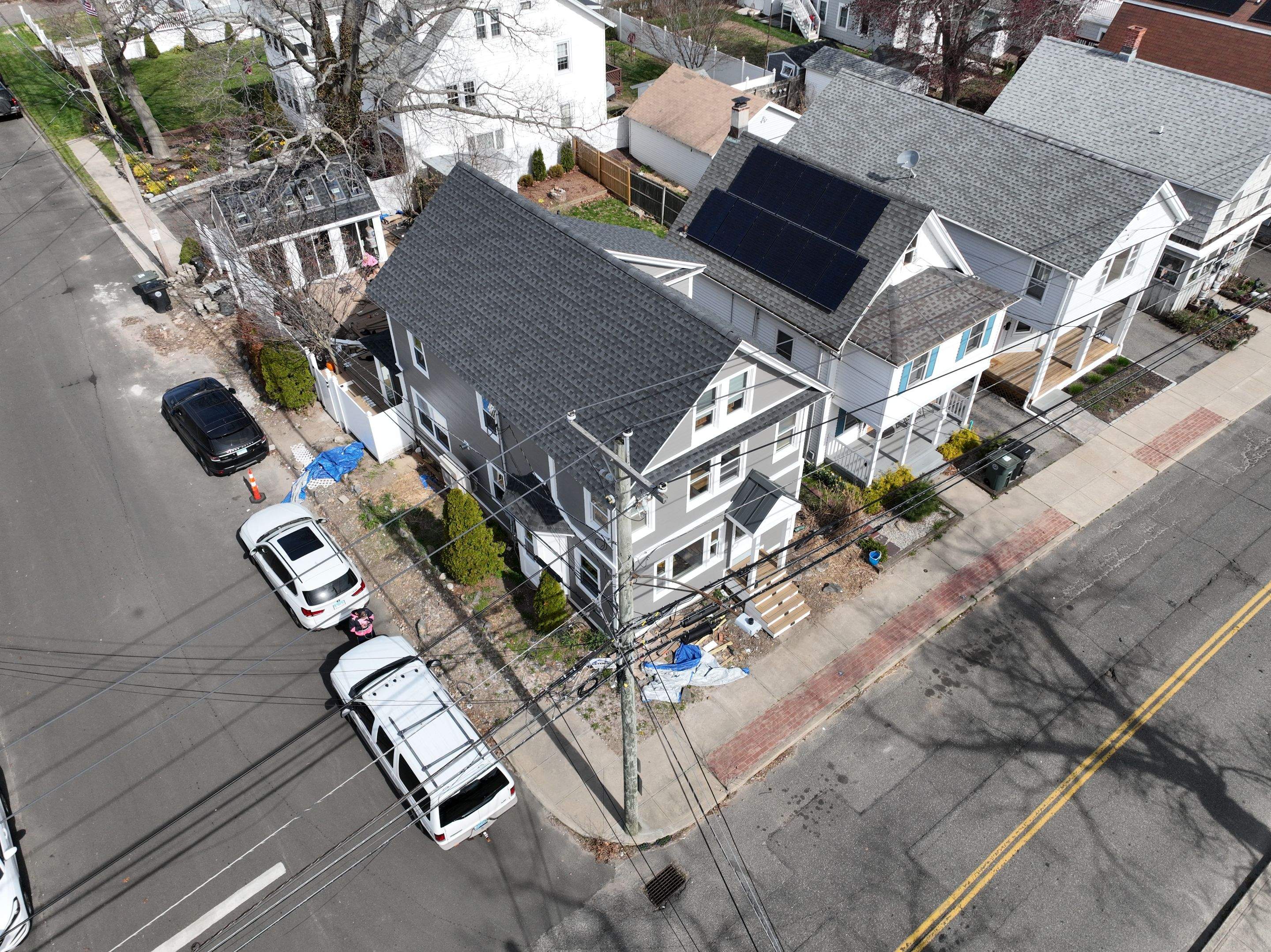 Siding Installation using Hardie Plank Aged Pewter by A Plus Exterior