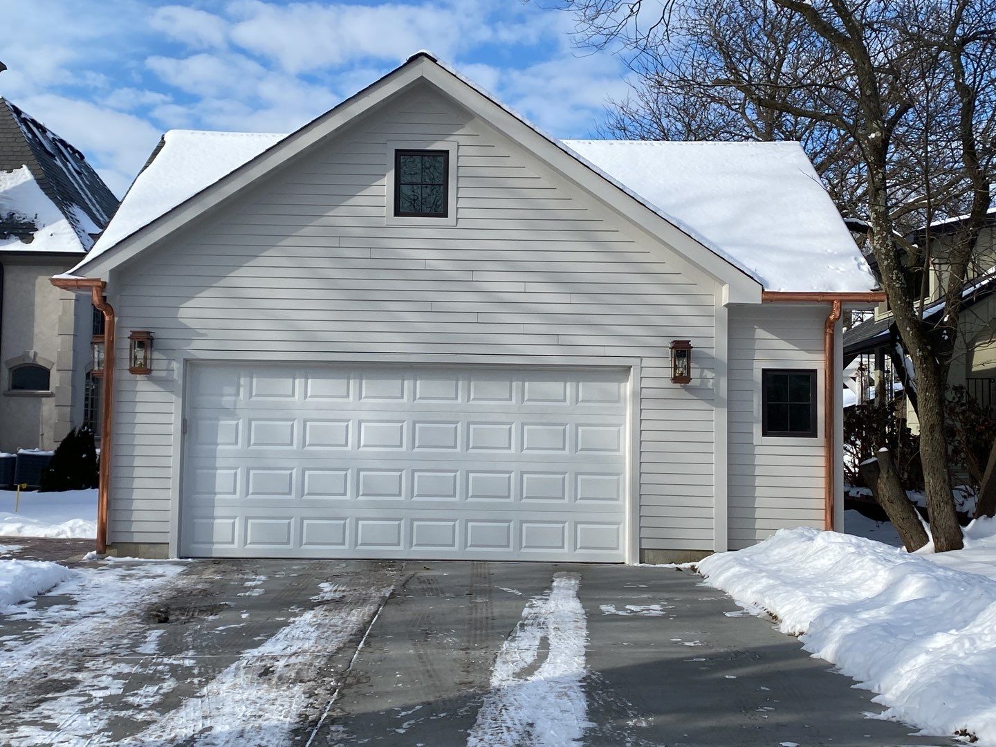 New Home Construction using Fiber Cement by Style Exteriors by Corley