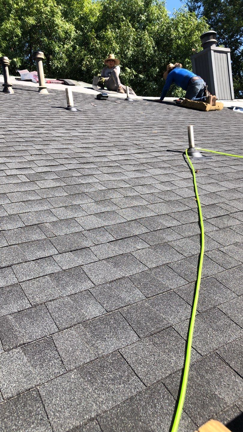 Residential Roofing Installation using GAF Natural Shadow  by A & H Roofing and Contracting
