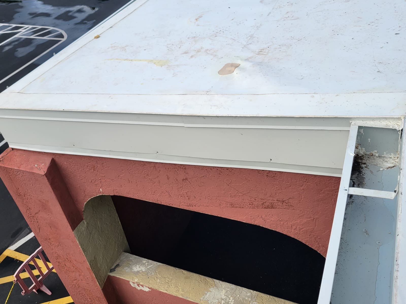 Emergency Repair on School from Storm Damage by Four Peaks Roofing