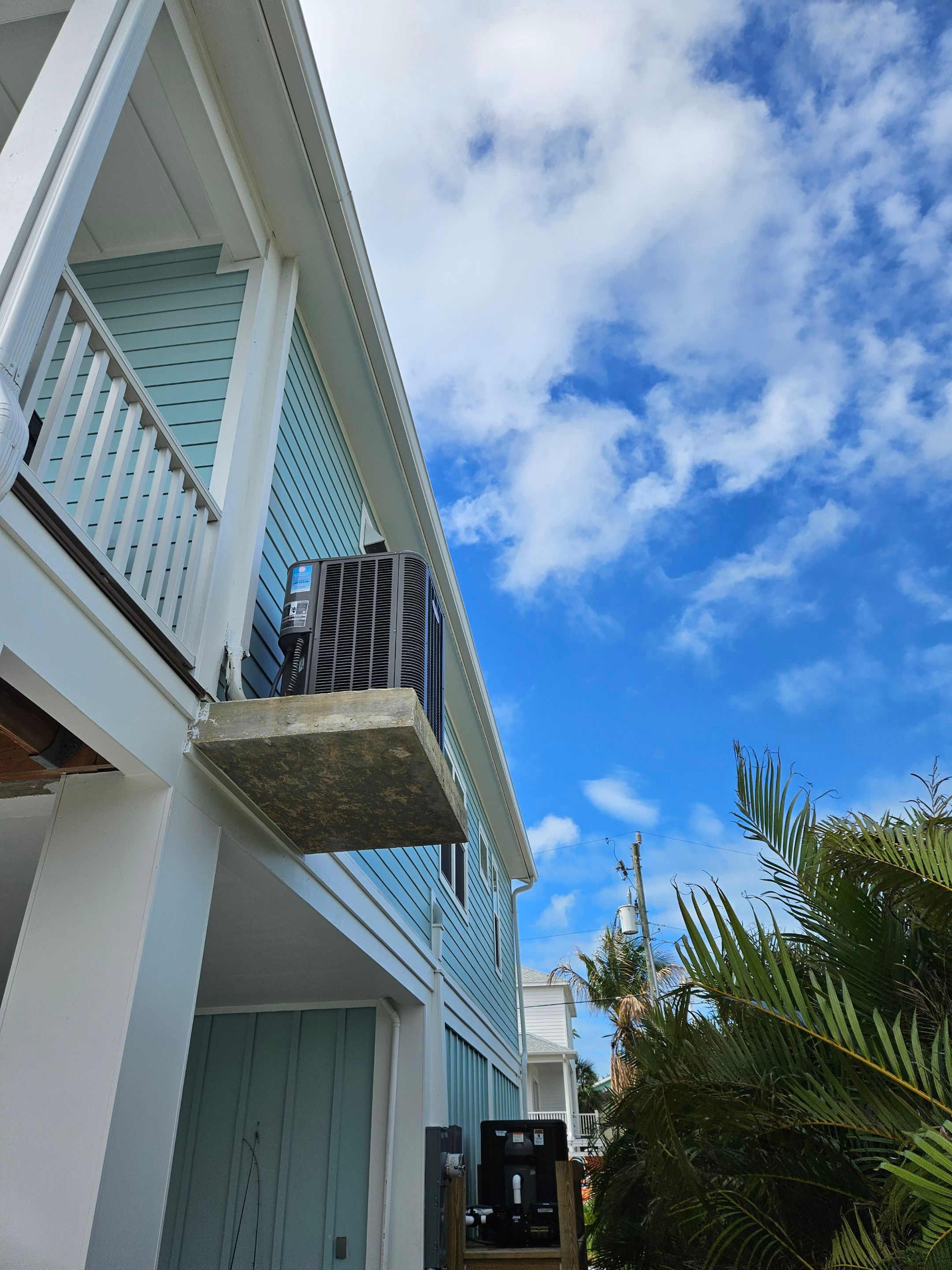 New White Seamless Gutters Installation and Downspouts, Reseal Gutters in Fort Myers Beach, FL  by Gutter Professors