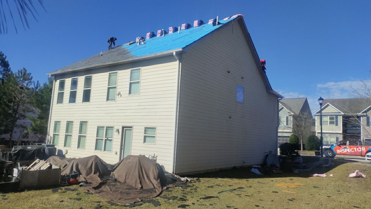 Residential Roofing Installation using Owens Corning by Inspector Roofing and Restoration