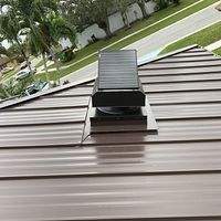 24ga 1" Nail-Strip Mansard Brown by Total Roofing System The Metal Roof Experts