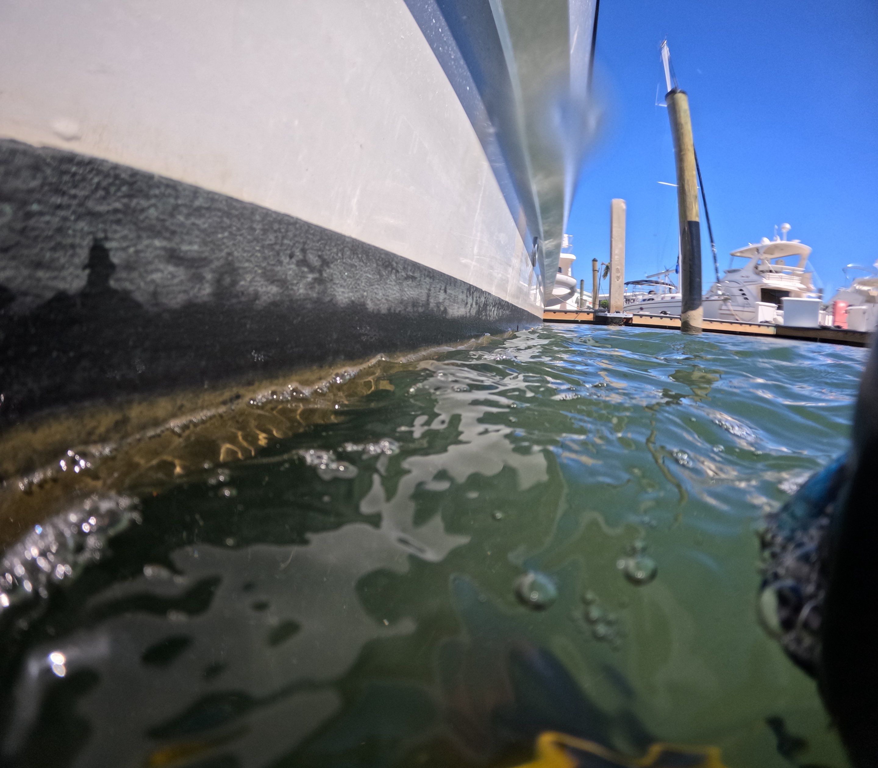 Project in Venice, FL by Florida Hull Cleaning 