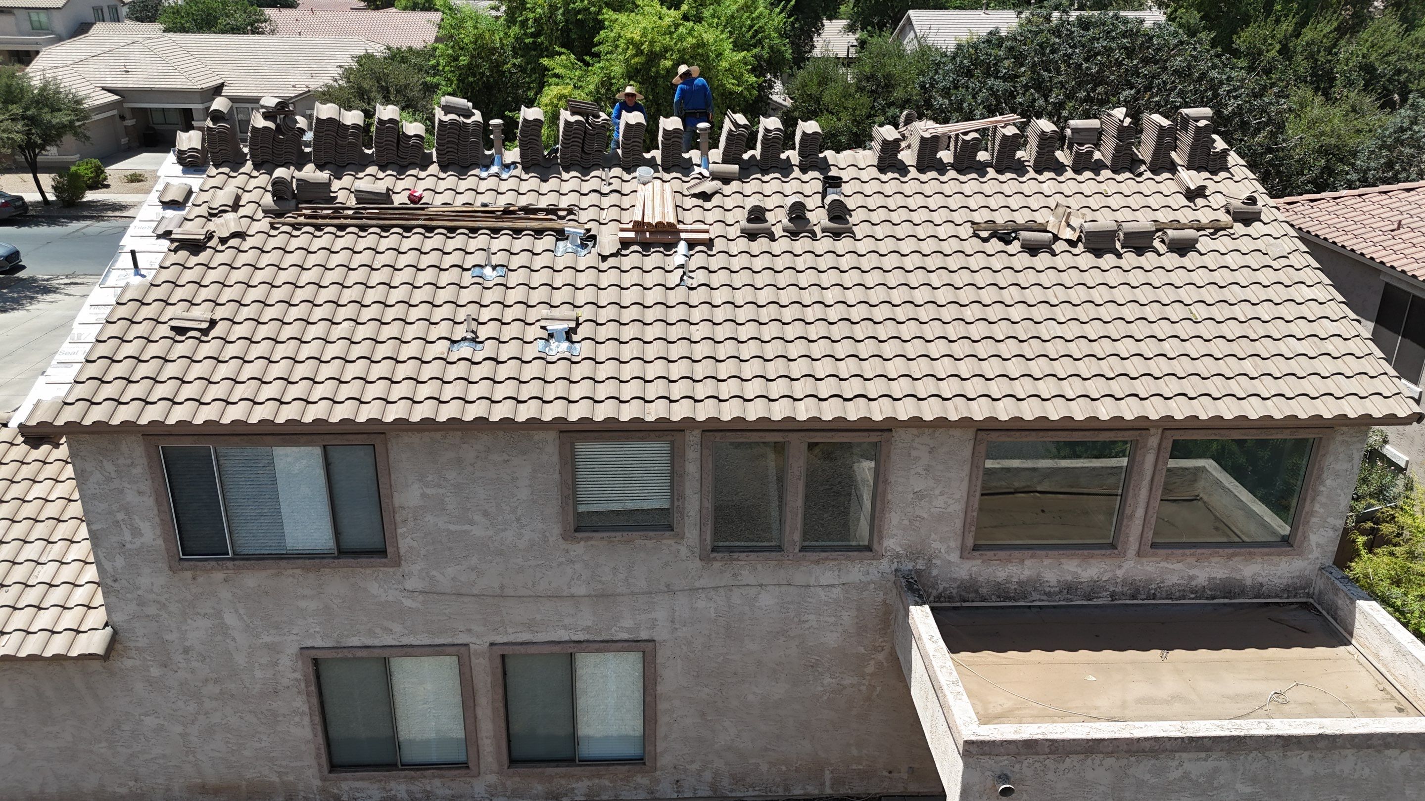 Project in Queen Creek, AZ by Saint Roofing