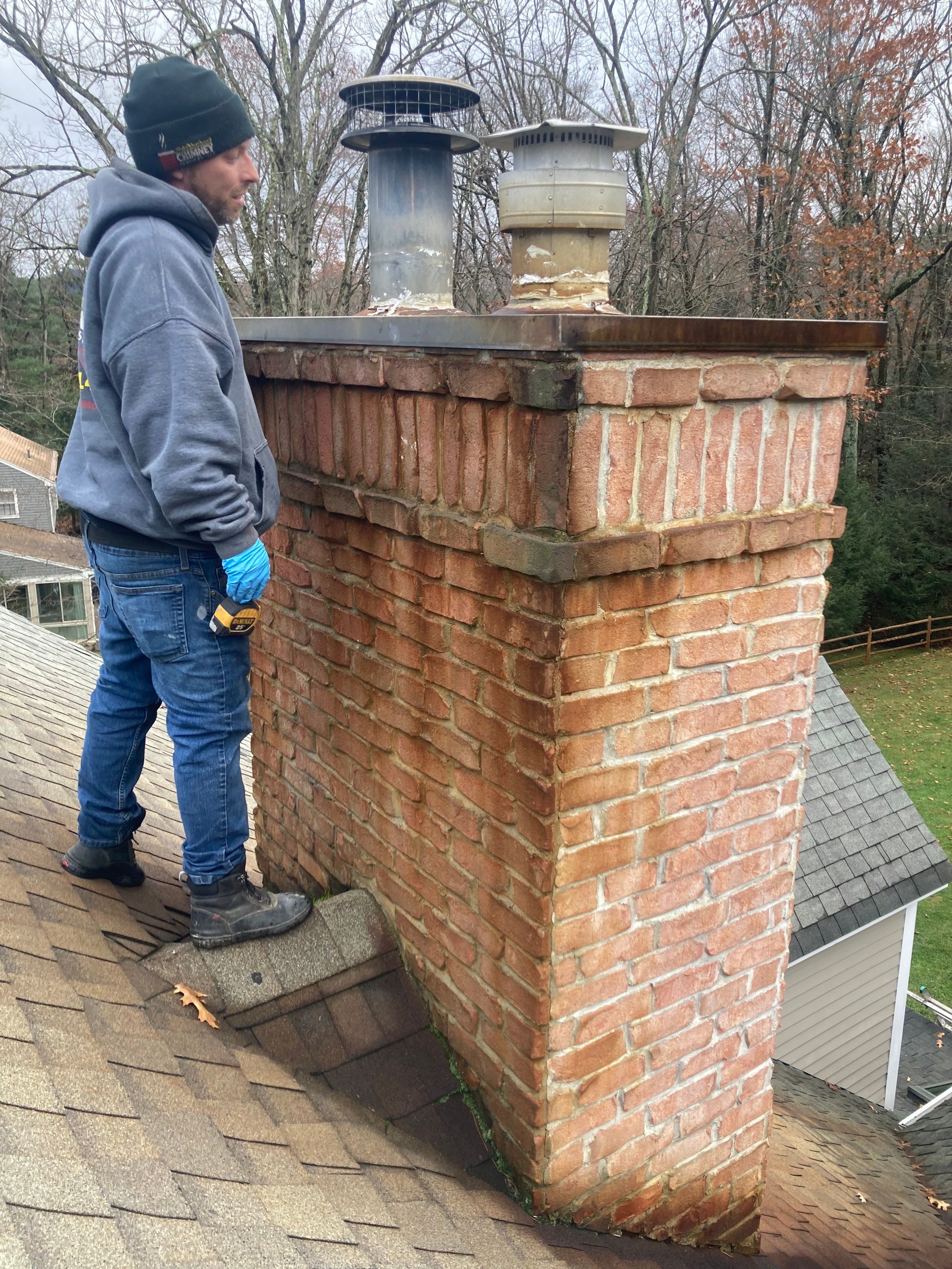New Gas Fireplace Installation  by Neighborhood Chimney Services 