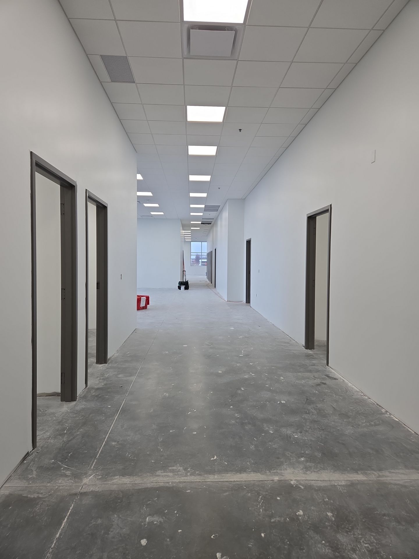 Warehouse Construction using Hallman Lindsay Vertical Concrete Stain 167 by Blair Commercial Painting, LLC