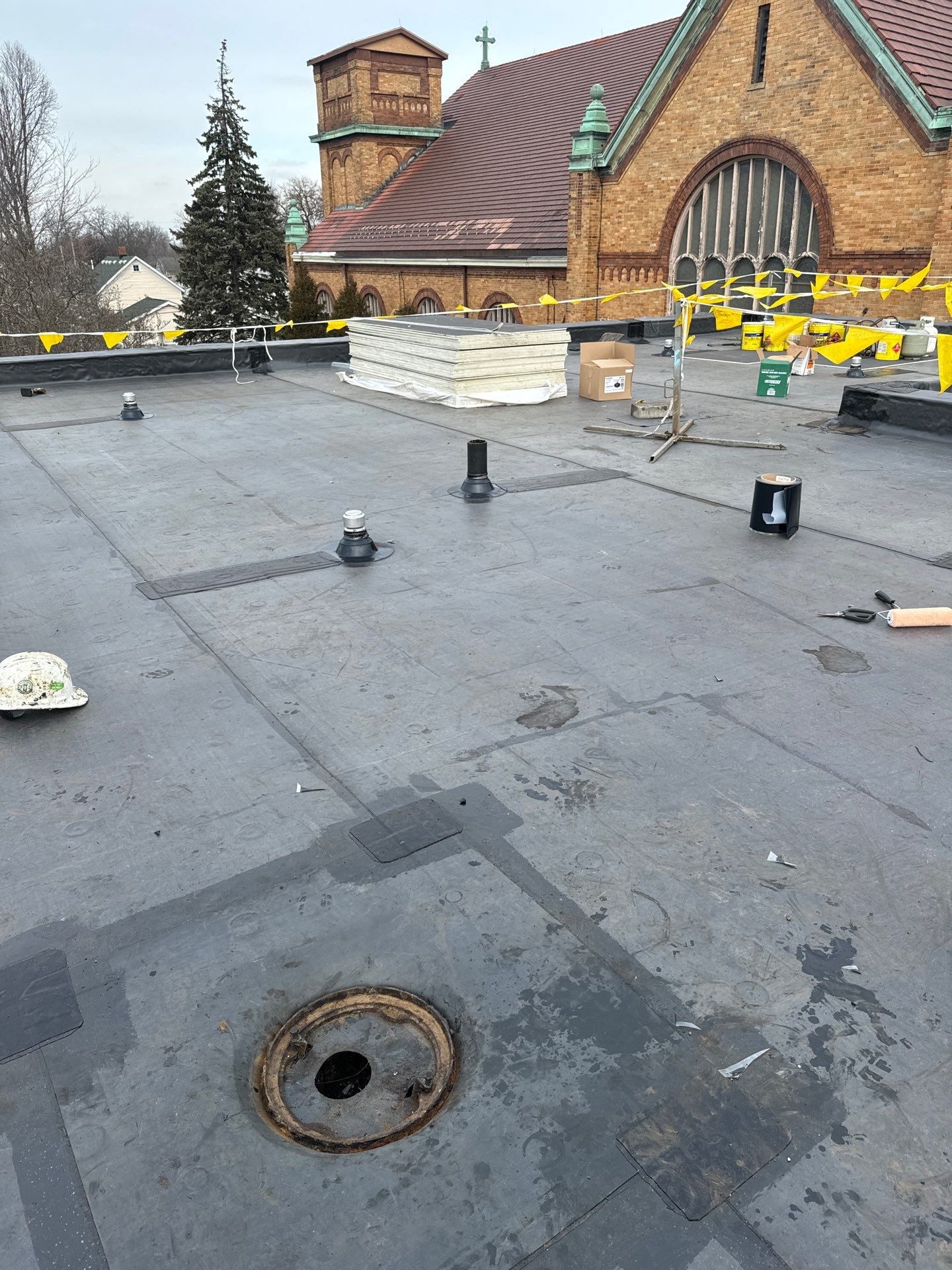 Asbestos Abatement using CertainTeed Grand Manor by Absolute Roofing and Construction