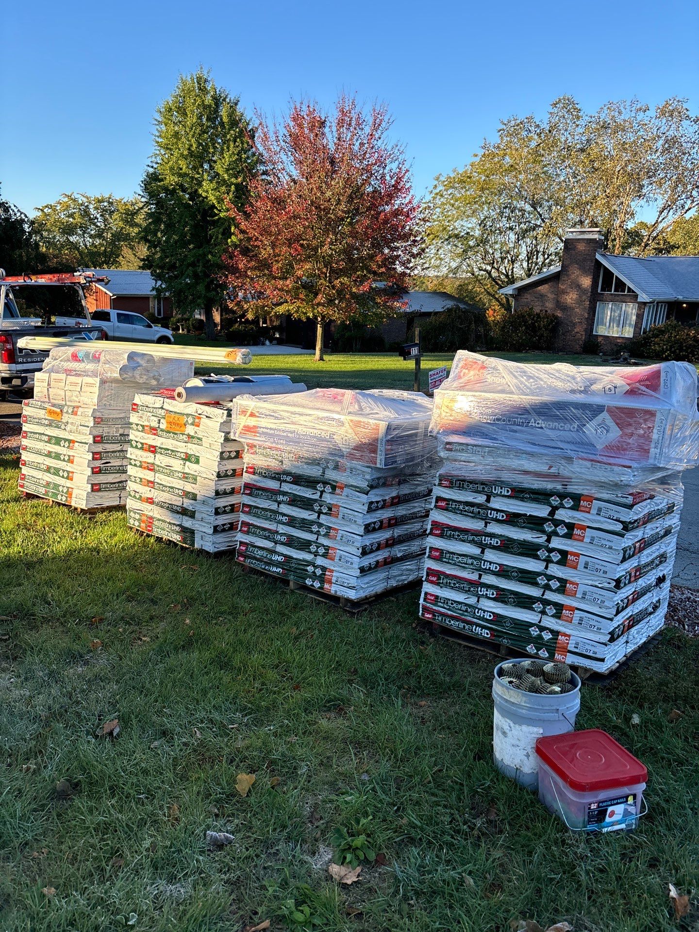 Residential Roofing Installation using Timberline UHDZ Shingles - Pewter Gray by RoofX 