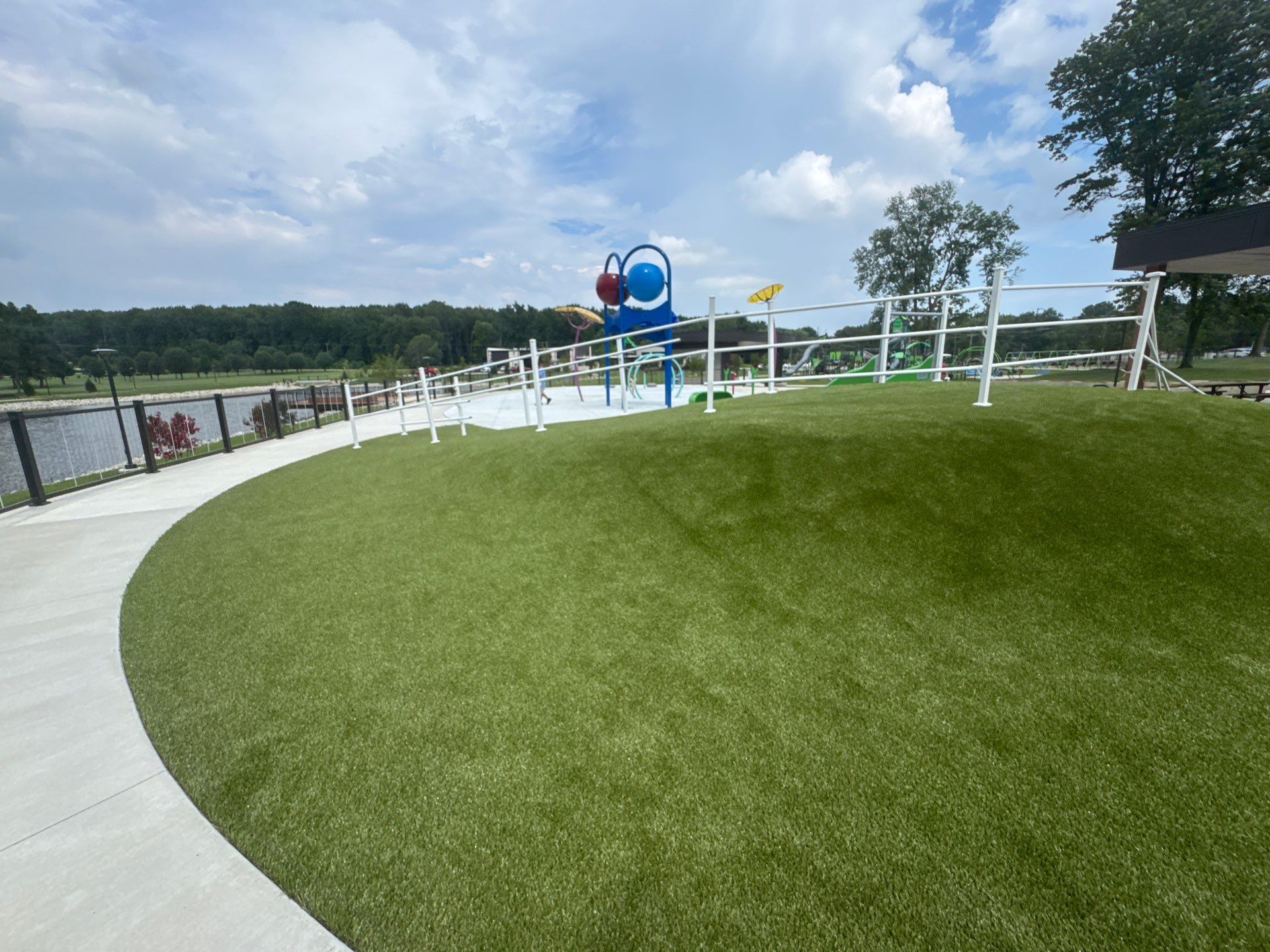 Playground Grass in Newburgh, IN by ForeverLawn NEIN/INDY