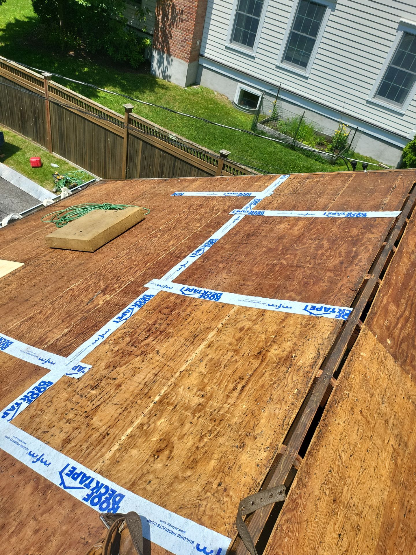 Residential Roofing Installation using Owens Corning TruDefinition Duration AR - Estate Gray by A Plus Exterior