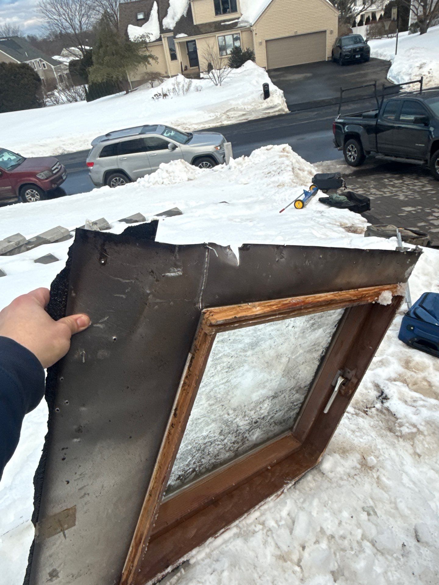 Project in Wethersfield, CT by Eagleview Restoration LLC