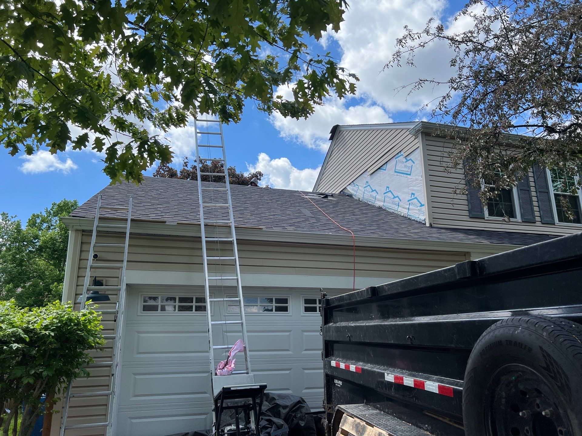 Residential Roofing Installation using Owens Corning  by Perfect Exteriors Inc. 
