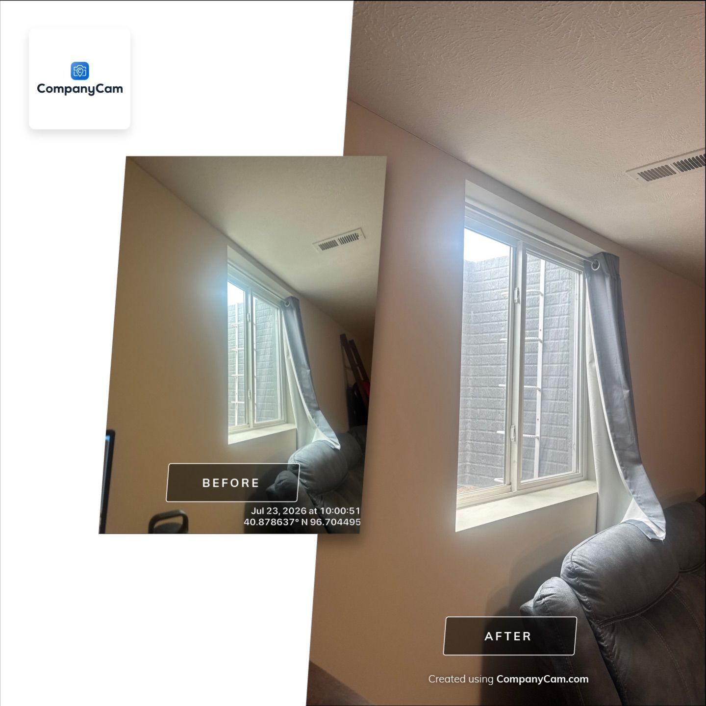 Interior Water Damage Assessment and Inspection in Lincoln by CompanyCam Sales Demo