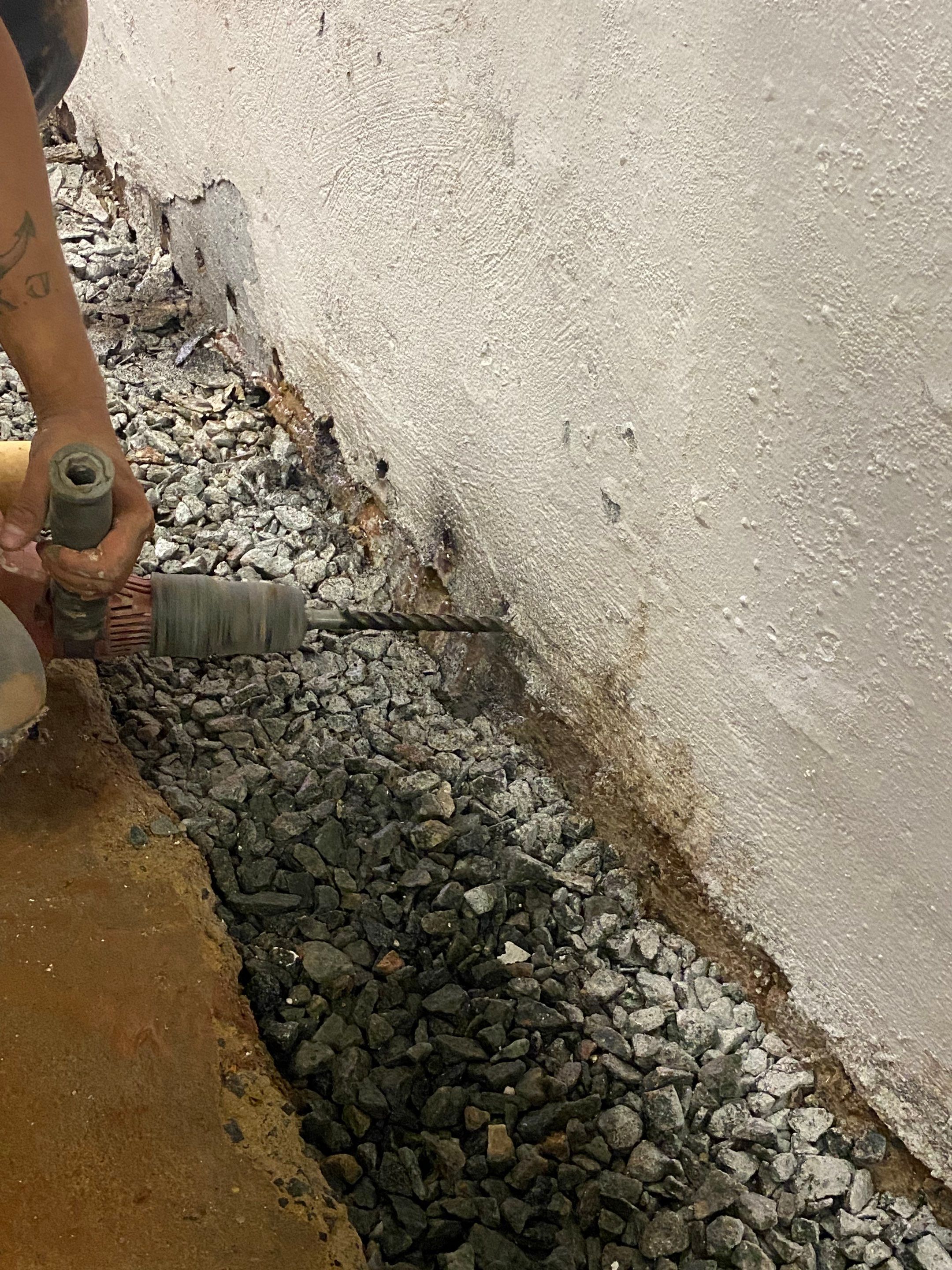 Interior French Drain Job in Bayonne, NJ by Pure Service Pro, LLC 