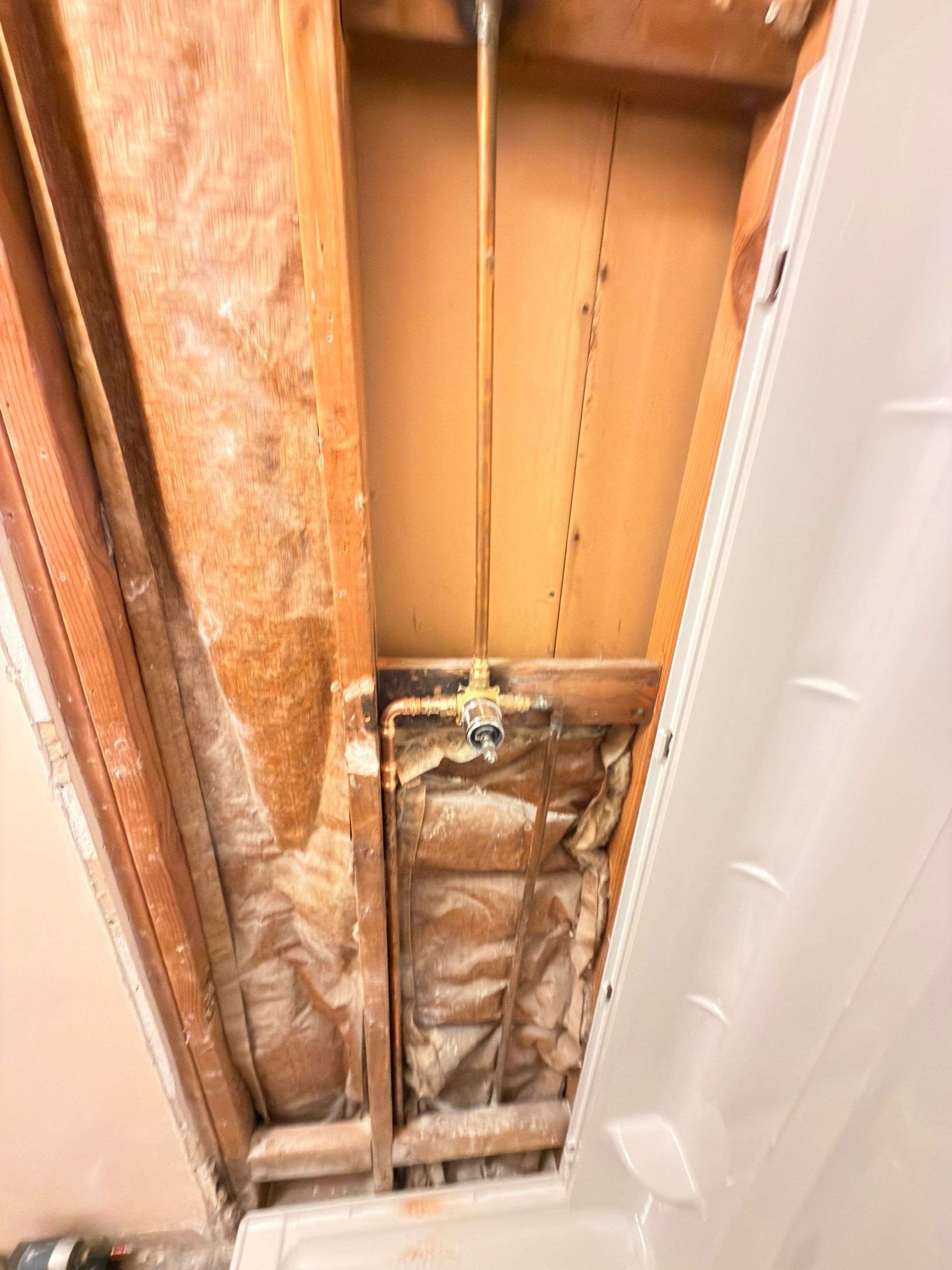 Shower Remodel due to Water Intrusion by Anza Builders, Inc. 