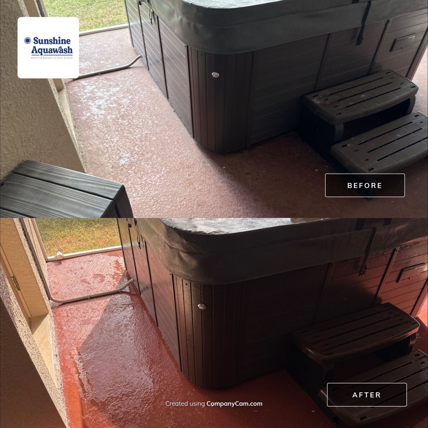 Driveway and Lanai Cleaning In Ellenton, FL by Sunshine AquaWash