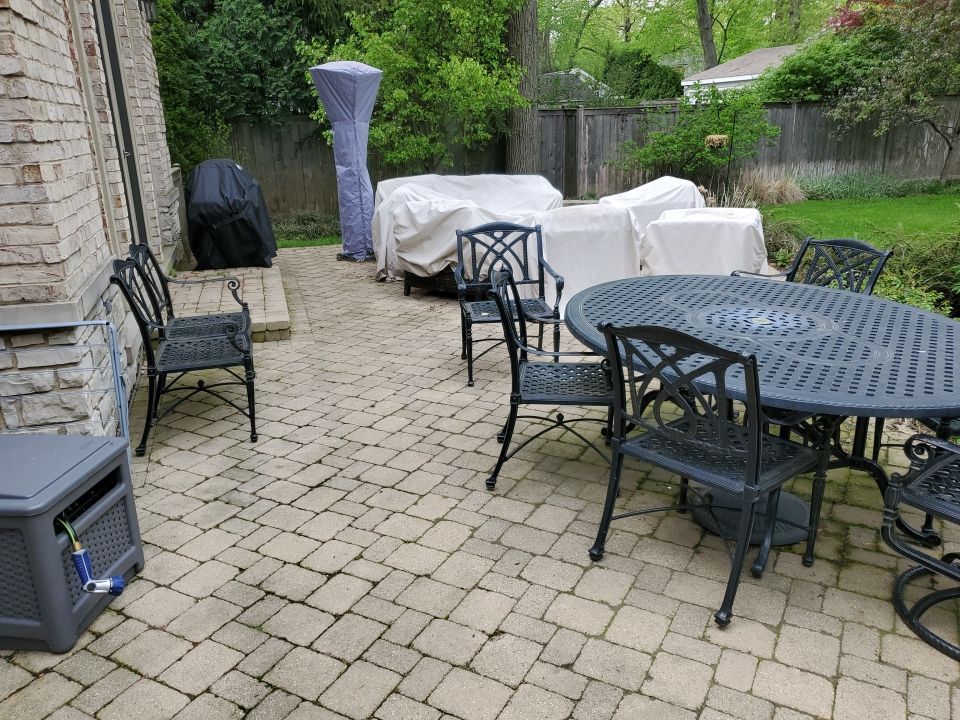 Brick paver clean, sand and seal.  using surebond SB-8700 by Northern Power Washing LLC.