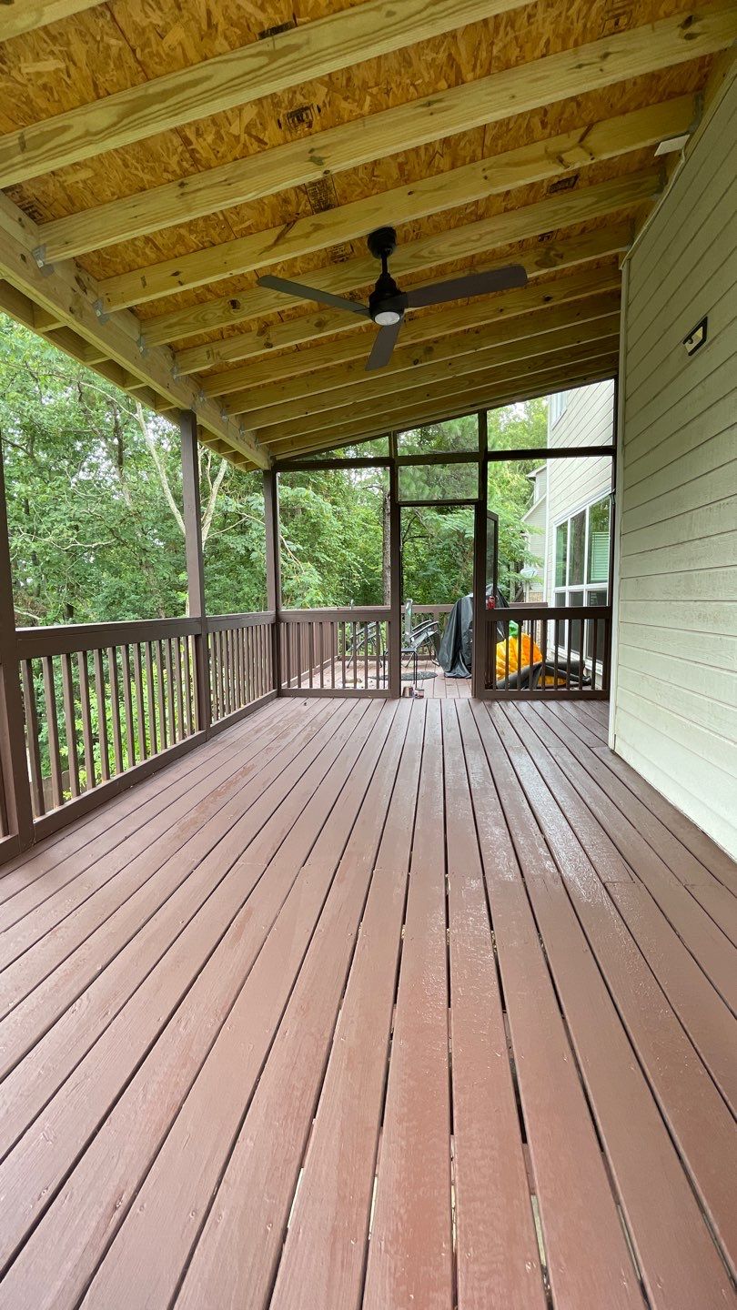 Southwood Screened Porch by Pillar and Pine
