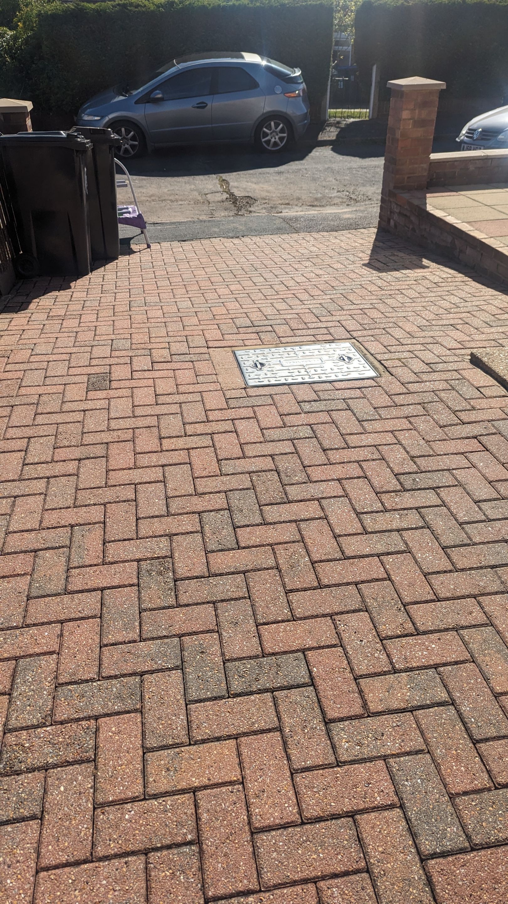Driveway And Patio Clean using honda 21 ltr/min by Ges Exterior Cleaning ltd