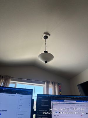 Home Office Multimedia Upgrade and Pendant Light Installation in Windsor