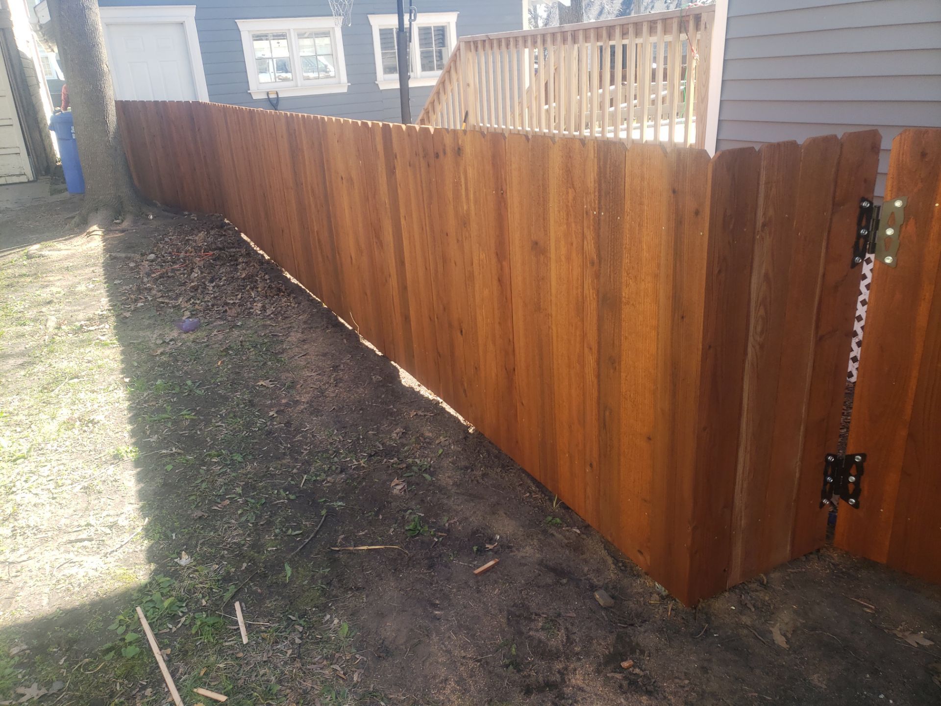 Project in Charles City by Perfect Picket Fence and Stain