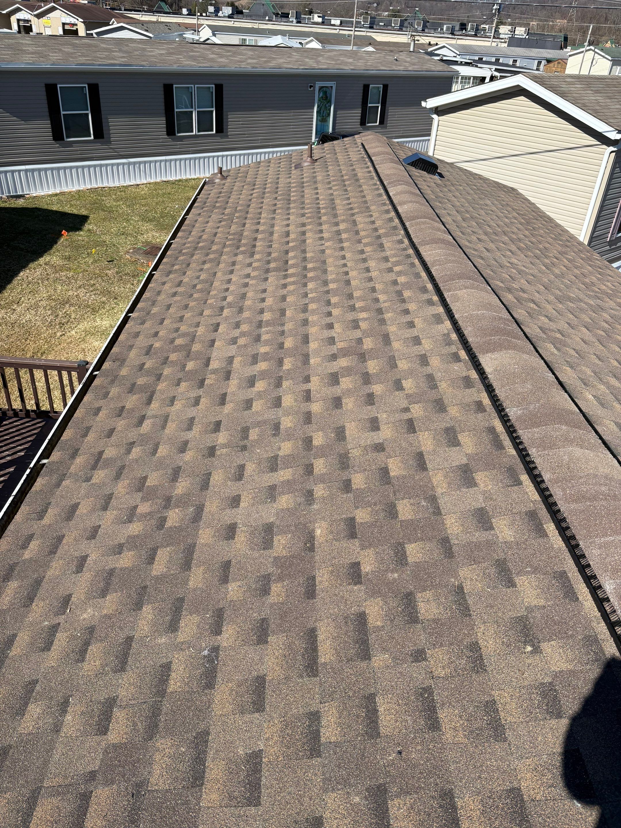 Residential Roofing Installation using GAF Timberline HDZ Barkwood by Rainstoppers Roofing