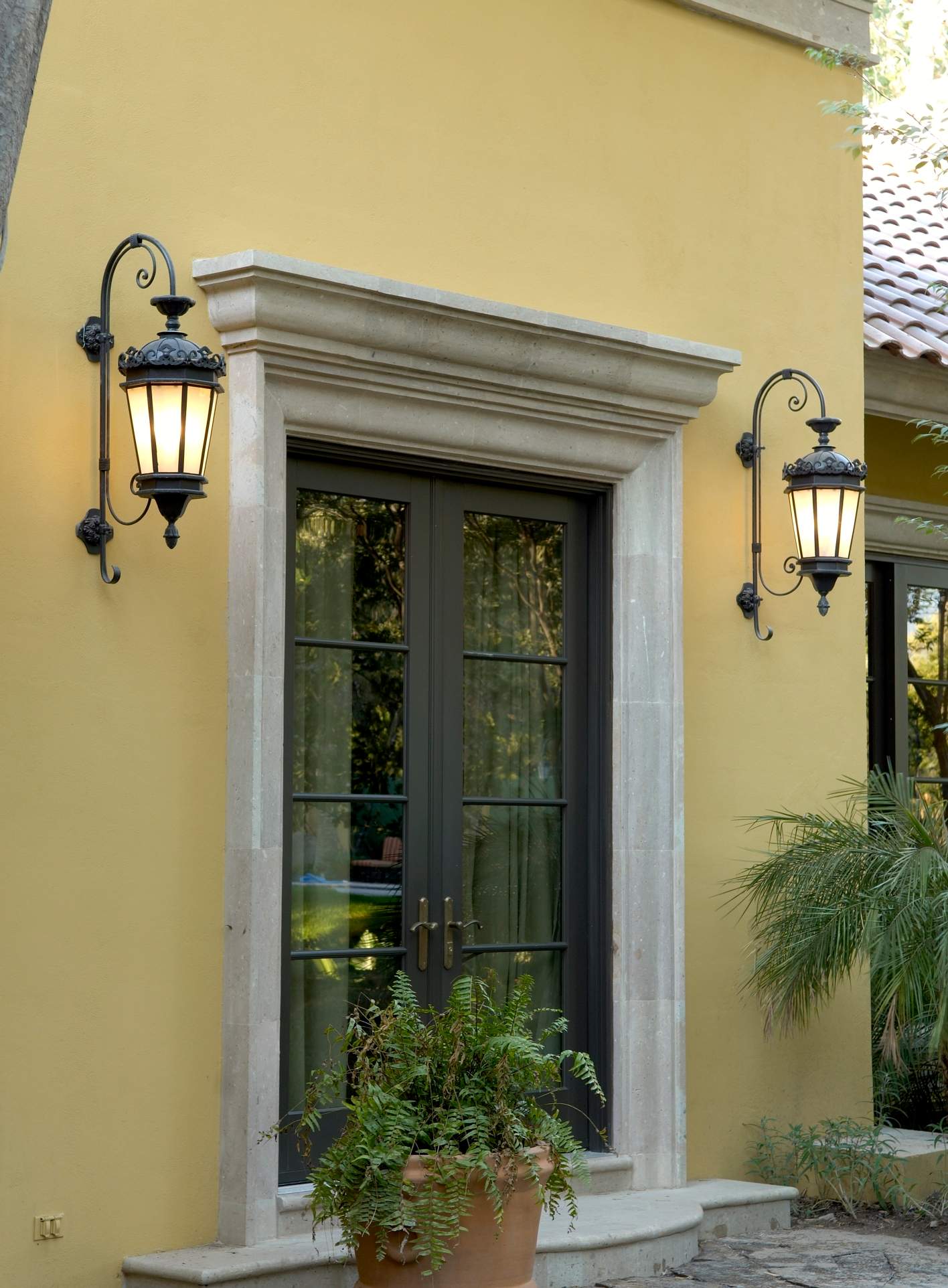 Comprehensive Exterior Lighting and Lantern Installation for Monterrey Estate by Solara Custom Living