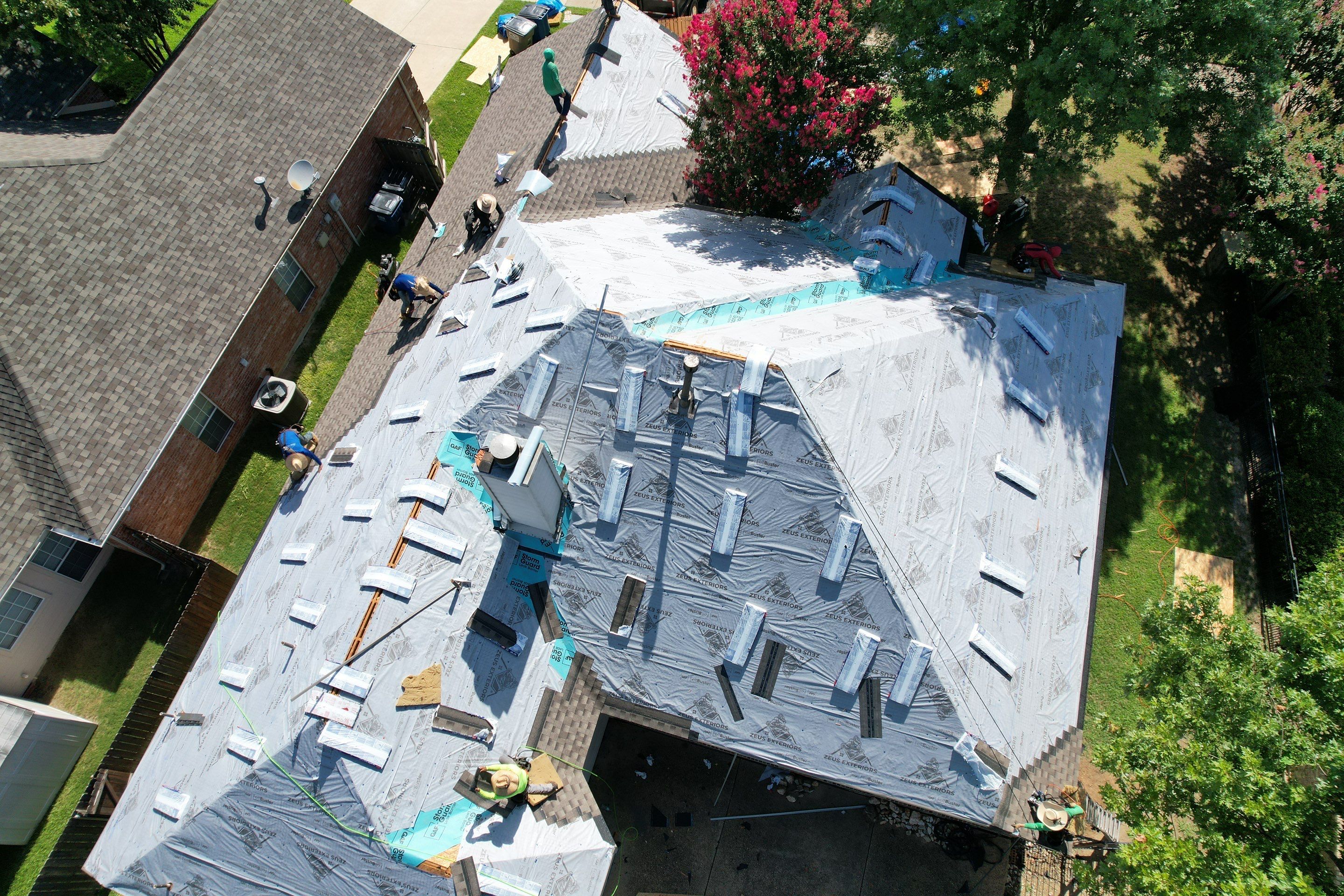Project in Sachse  by Zeus Exteriors