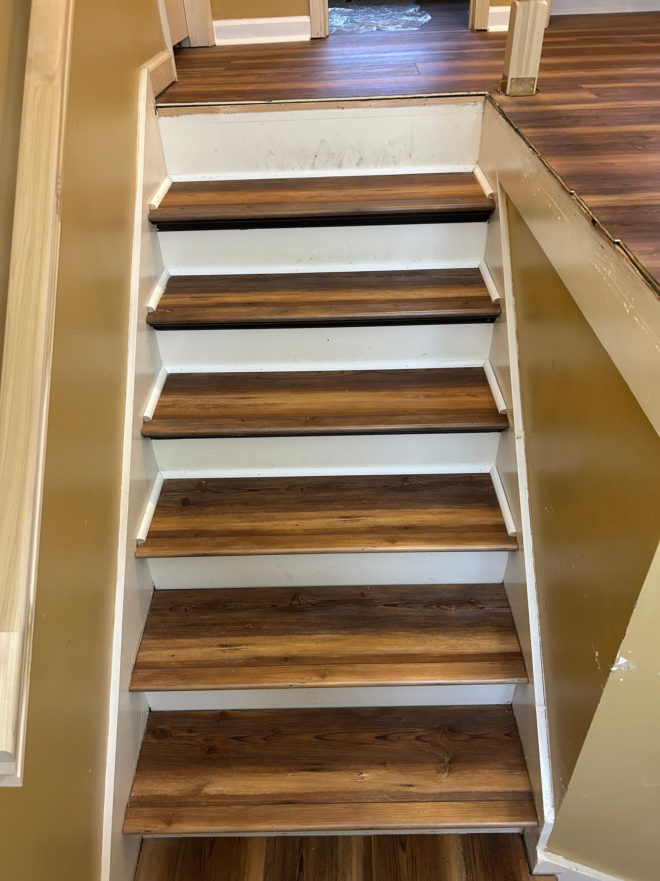 Staircase Remodel by Wolf Hills Restoration
