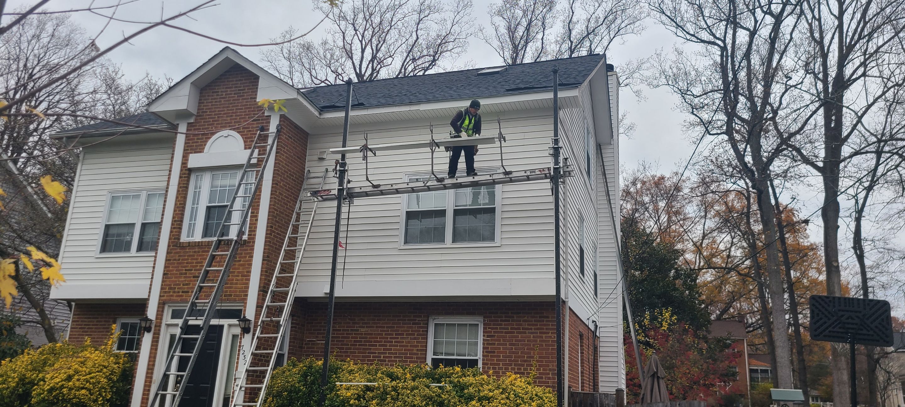Falls Church: Residential Roof Replacement with CertainTeed Landmark Pro in Max Def Charcoal Black by RM Banning, Inc.