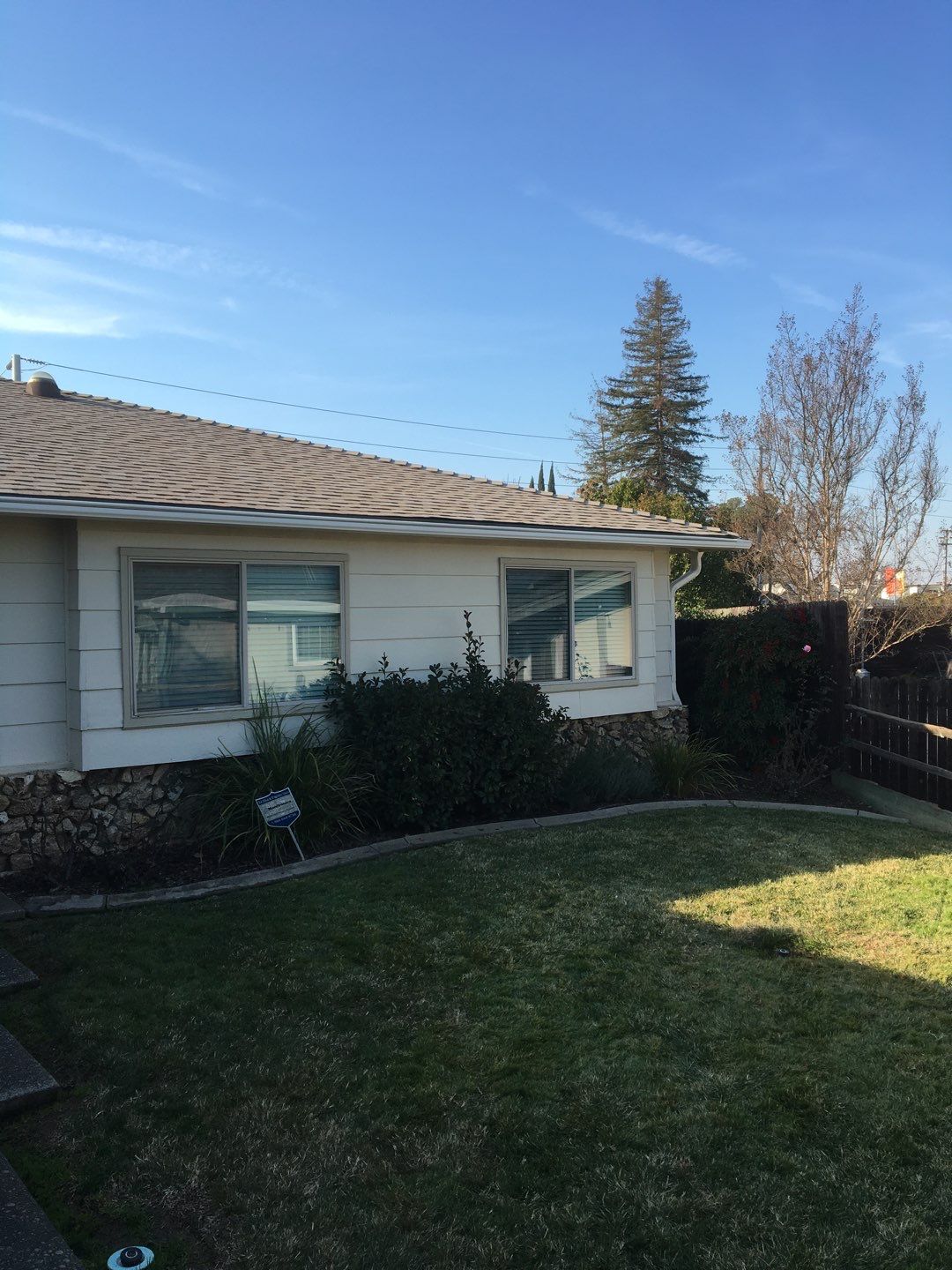 Roofing and Gutters to protect this home by Byers Enterprises