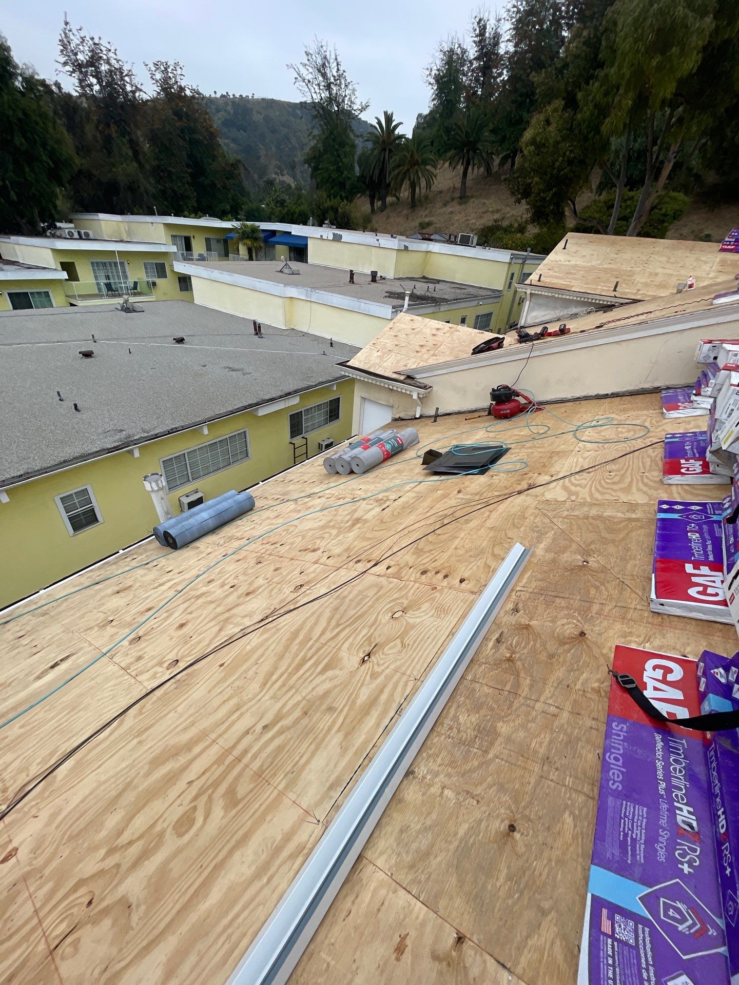 Roof Replacement at the Magic Castle Hotel- Los Angeles, CA 90028 by Epic Roof Replacement