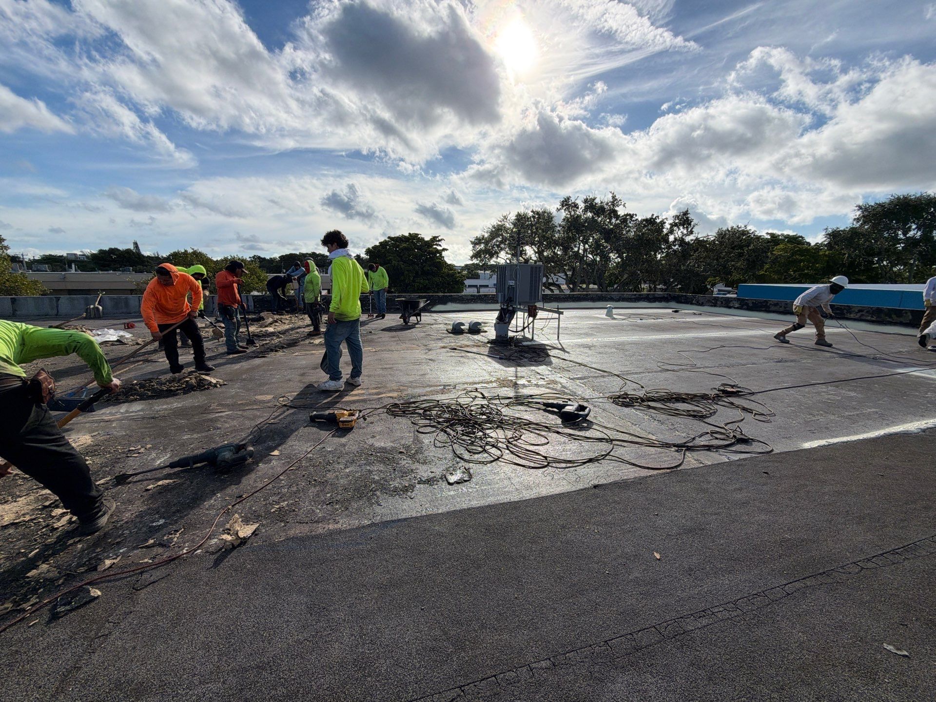 Commercial Roof Restoration and Spray Foam Insulation in Fort Lauderdale by Roof King LLC