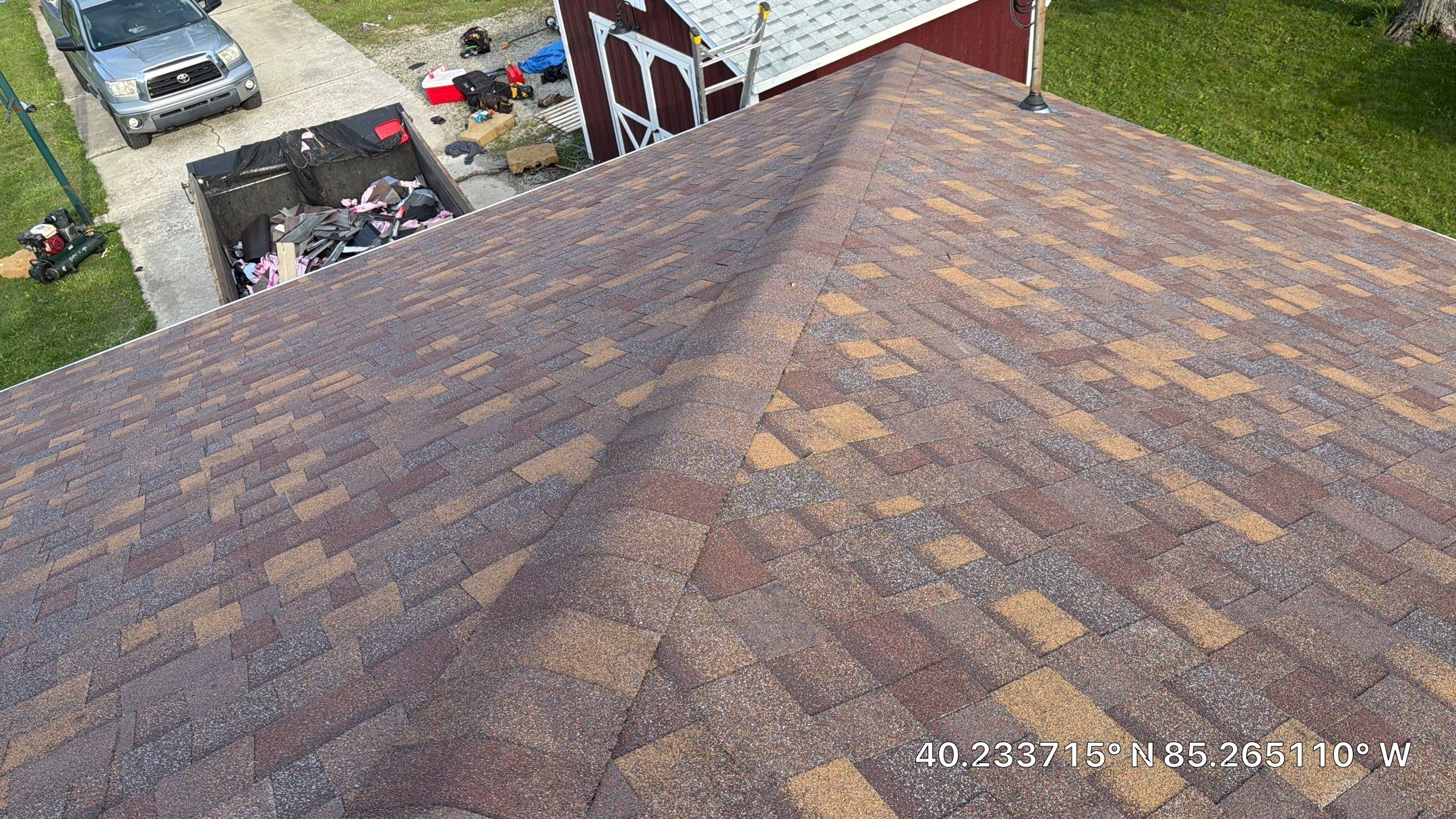 Project in Albany, IN by Rodeffer Roofing INC