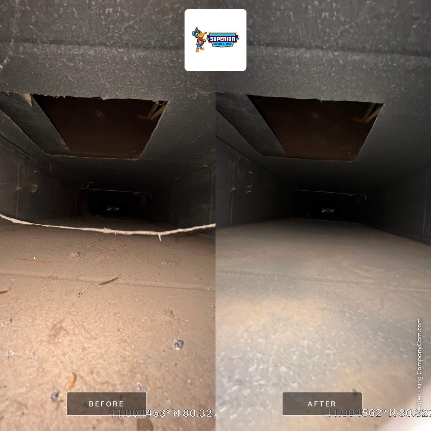 Air Duct Cleaning With a Vacuum Truck in New Castle, PA by Superior Air Duct Cleaning
