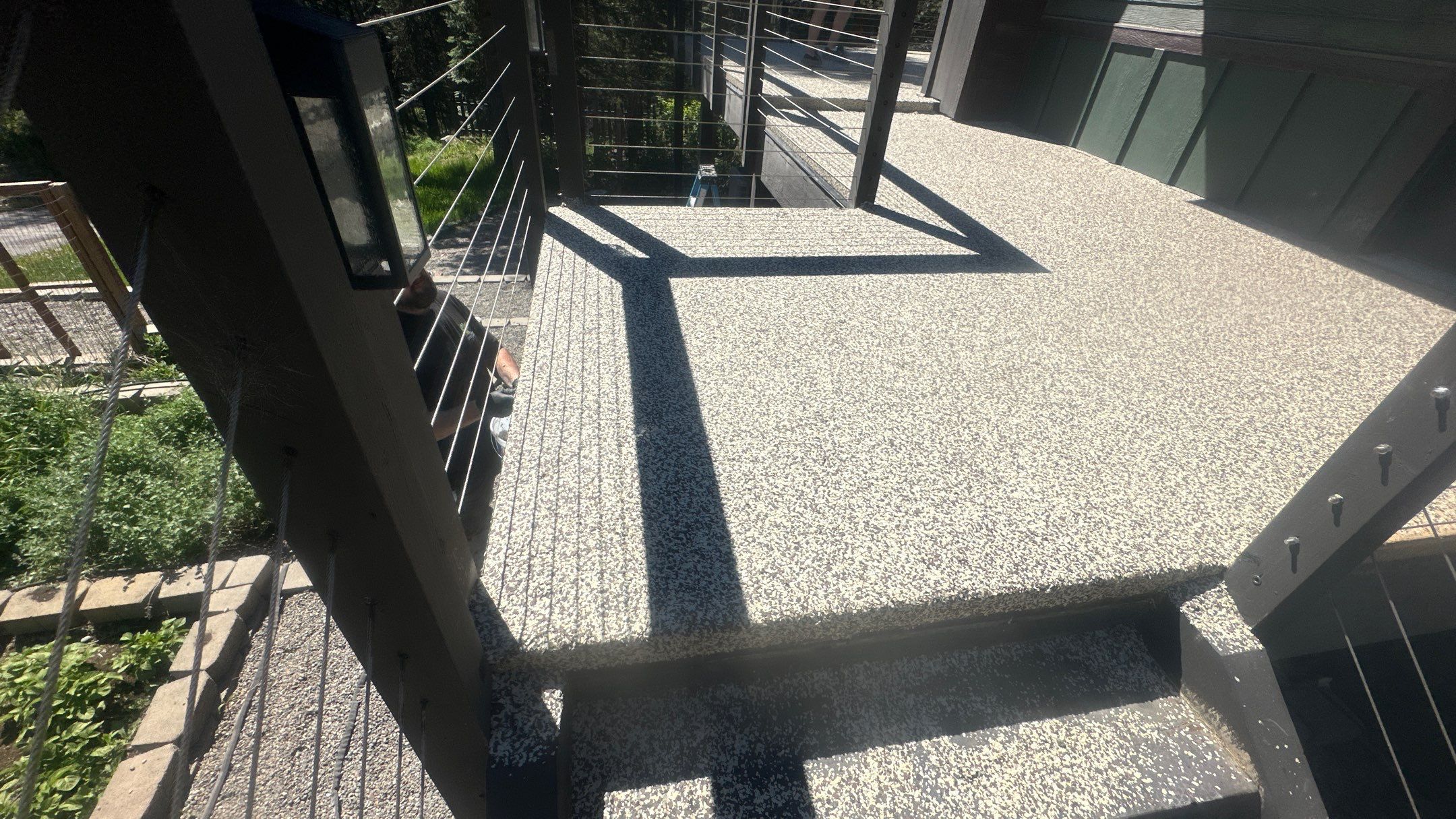 Deck Repair using Cordwood by Croc Coatings, LLC