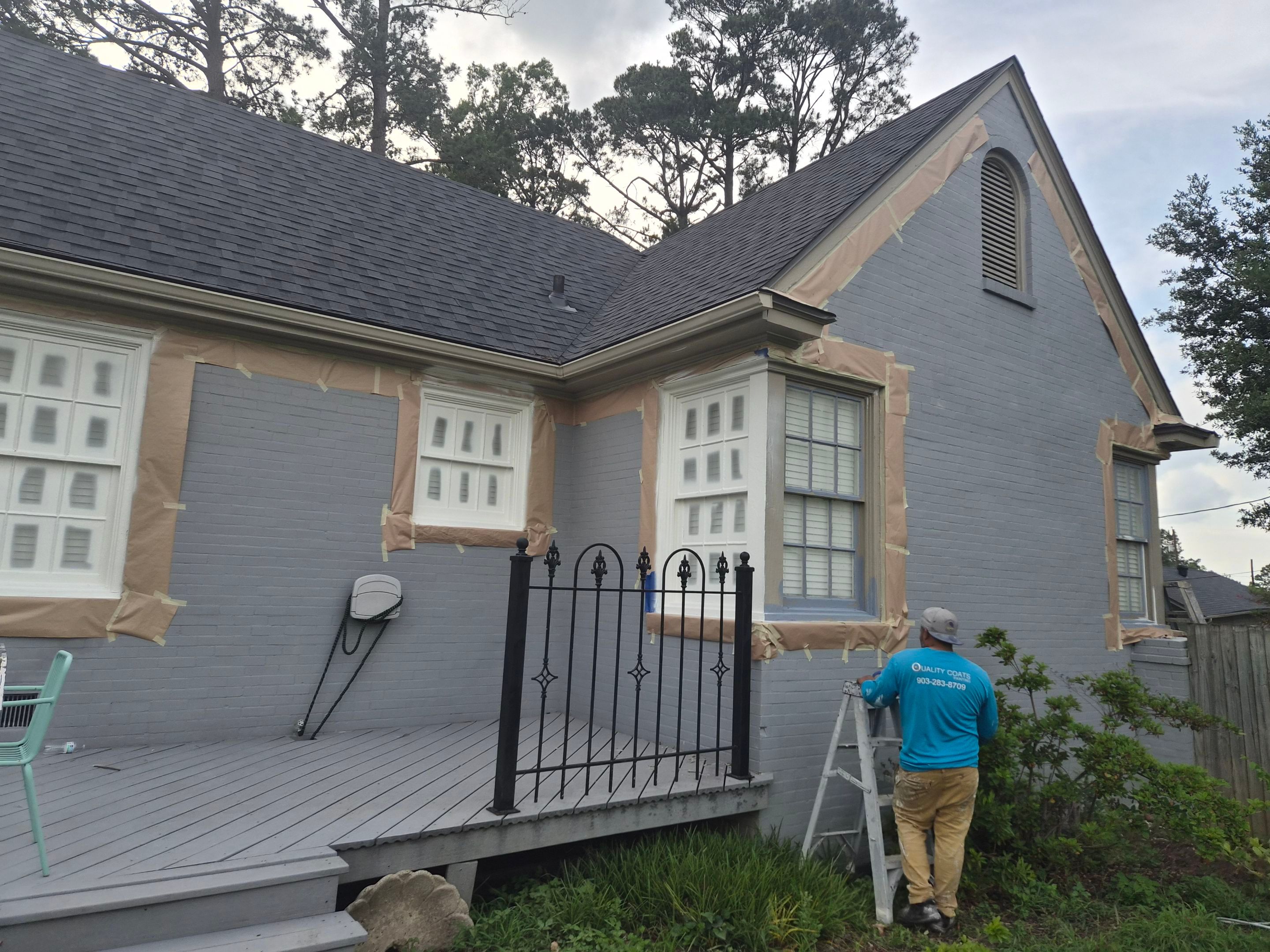 Exterior Painting & Wood Restoration in Tyler, TX  by Quality Coats Painting