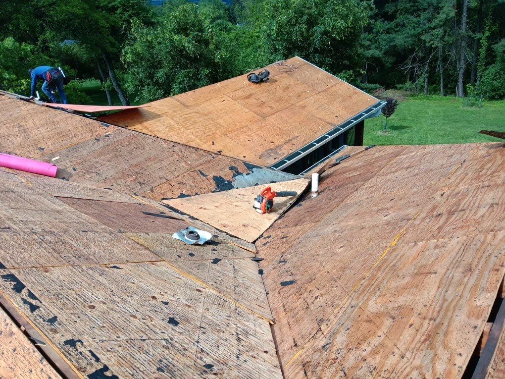 Residential Roof Replacement and Sheathing Repair in Frederick by Frederick Roof Repair