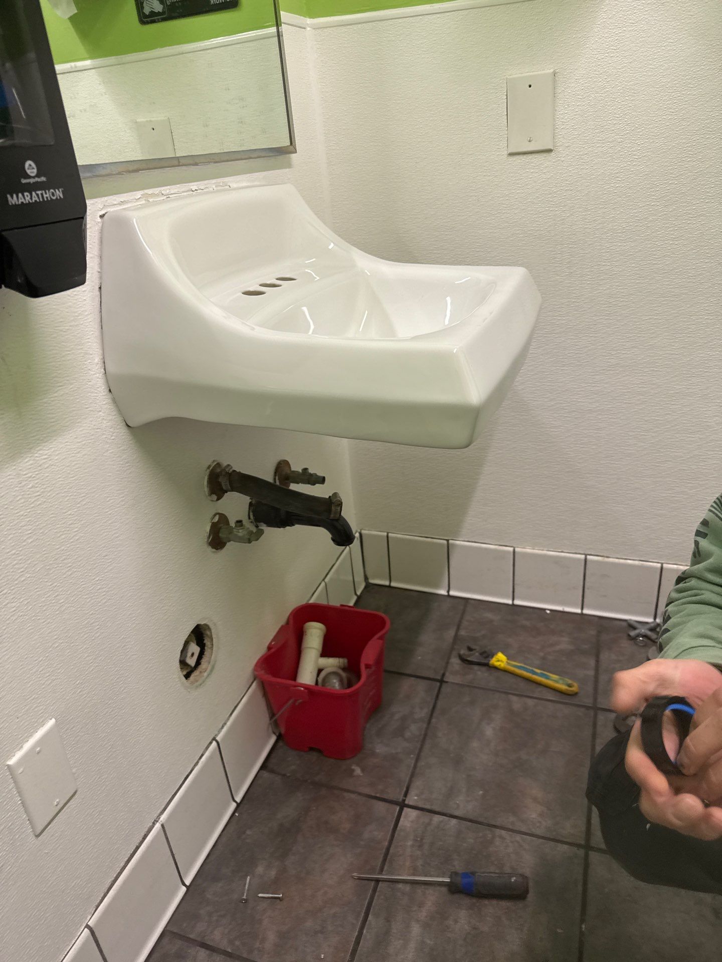 Sink Installation with Faucet & Plumbing by Us Plumbing