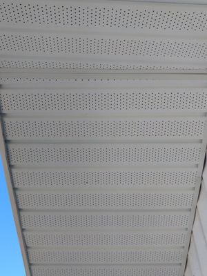 Soffit White Vinyl Installation FL