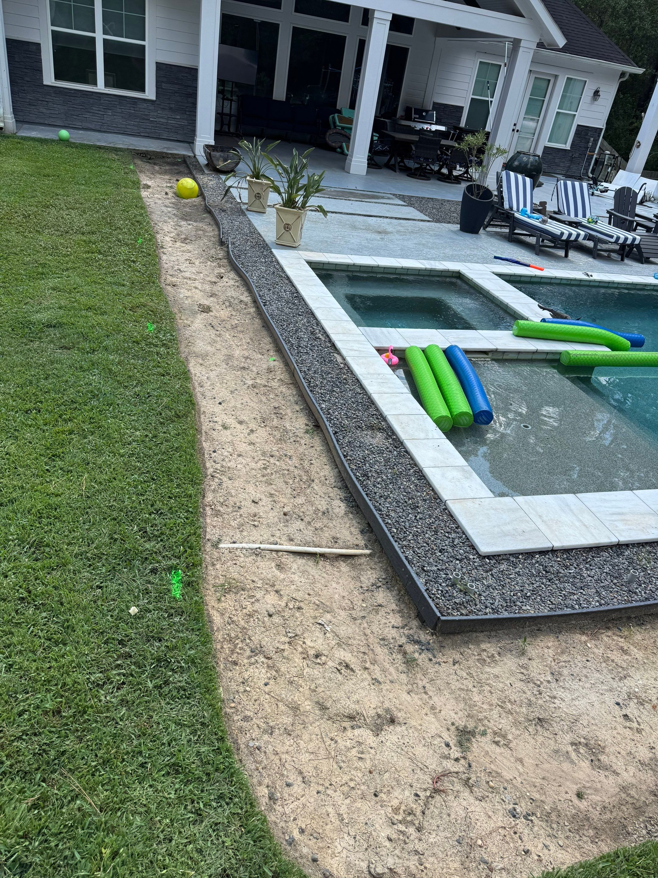 Huffman Roof Repair and Concrete Addition by Modern BYLT Roofing & Construction