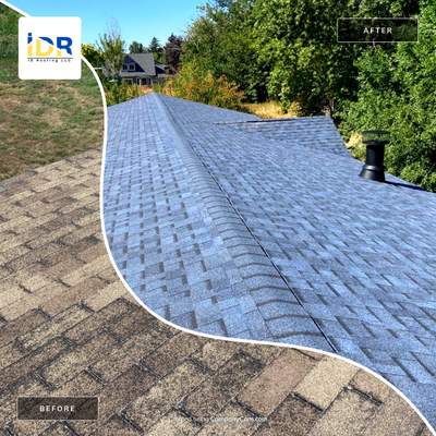 Boise ID., Residential Roofing Installation using Owens Corning Duration in Harbor Blue