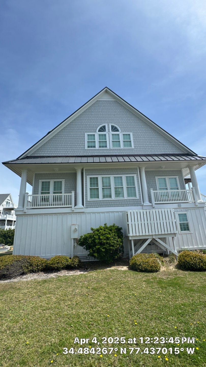 Standing Seam Metal Roof Replacement- North Topsail Beach, NC by Summit Roofing 